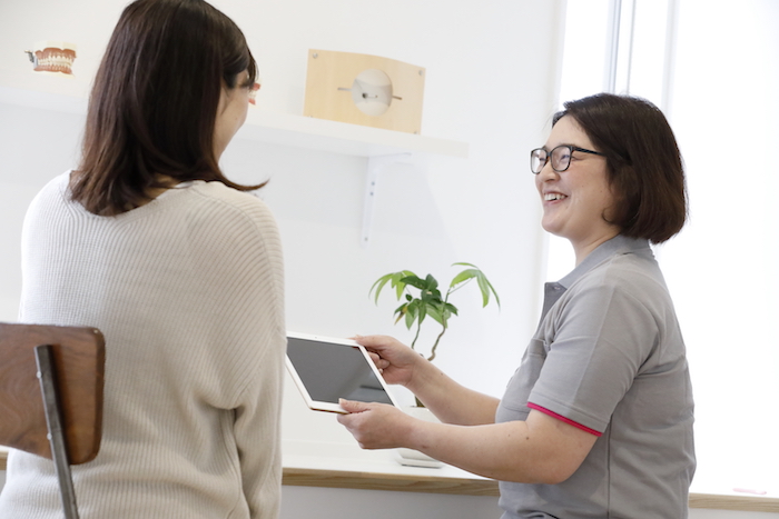藤枝の松下歯科オーラルクリニック初診カウンセリング